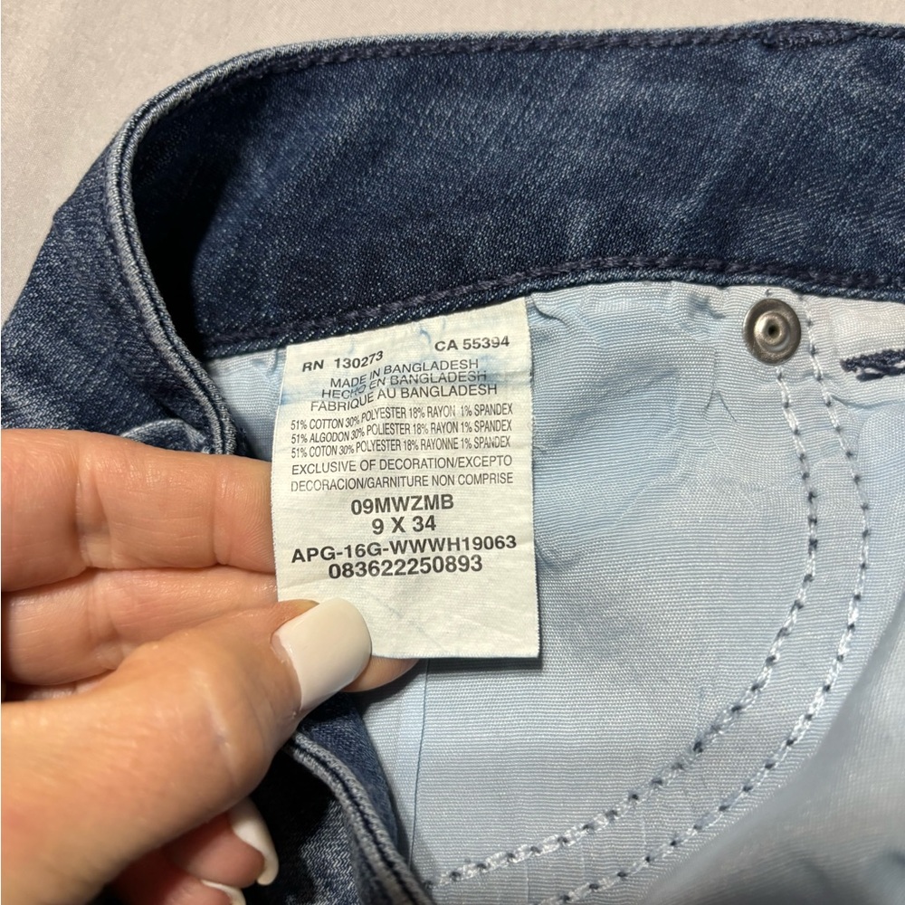 Wrangler Blue Boot Cut Jeans with Classic Distressed Look - Picture 5 of 6